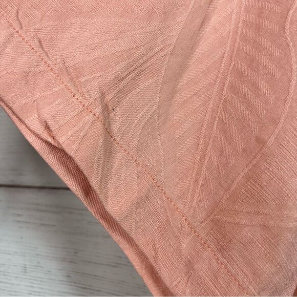 Tommy Bahama Mens Orange Button Down Hawaiian Shirt Silk Size XL - Picture 6 of 12